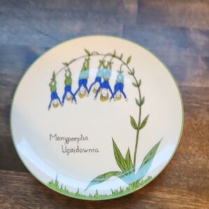 Scully & Scully Whimsical Floral Botany Nonsense - Plate Manypeeplia Upsidownia